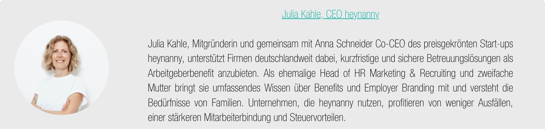 Benefits.me Gastbeitrag Julia Kahle